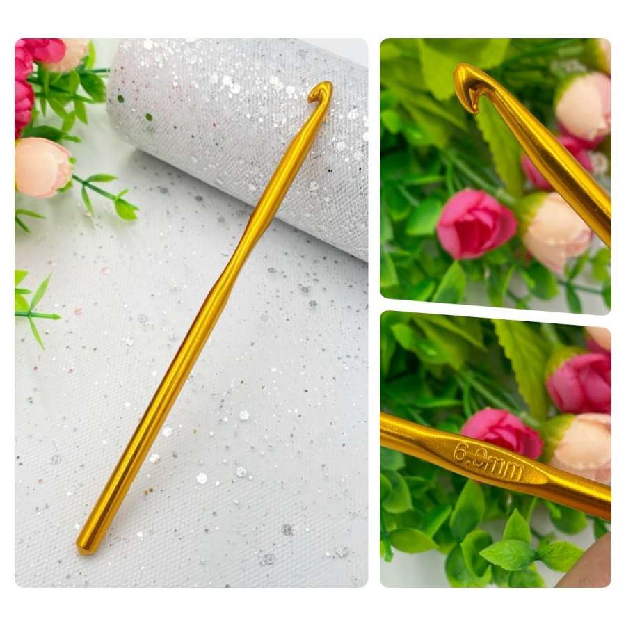 Крючок для вязания металлический №6