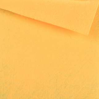Фетр лист оранжевый бледный (0,9мм) 21х30см