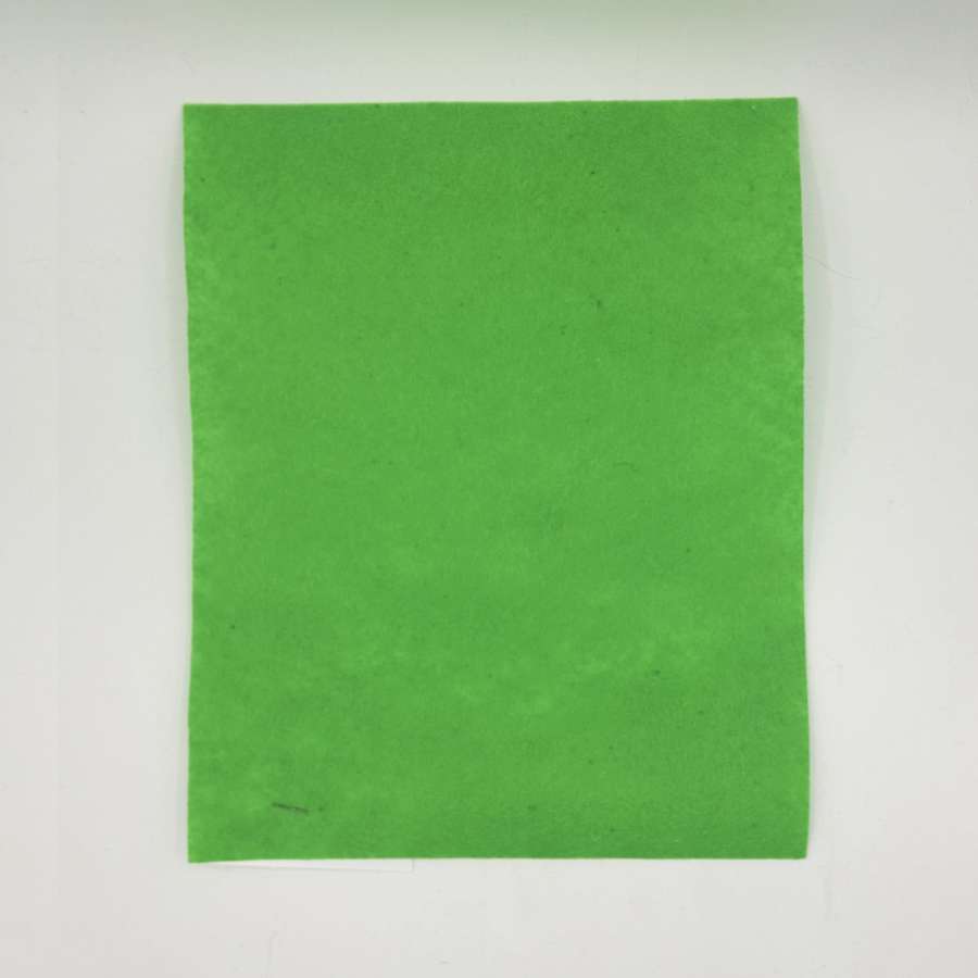 Фетр лист зеленый яркий (0,9мм) 21х30см