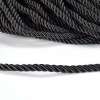 Шнур витой 9мм черный