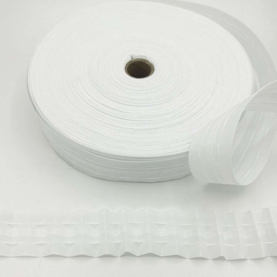 Тесьма шторная 4см хлопок (122с)