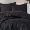 Комплект постельного белья Cotton box Сатин Elegant Stripe Siyah Евро 200x220см (1825-032)