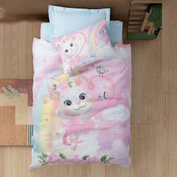 Комплект постільної білизни Cotton box Ранфорс Junior Cony Mint 160x220см (1861-1148)