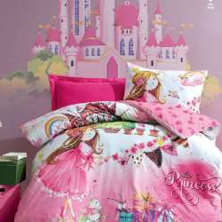 Комплект постільної білизни Cotton box Ранфорс Junior Princess Pembe 160x220см (1861-587)