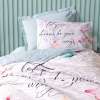 Комплект постельного белья Cotton box Ранфорс Girls & Boys Wings mint 160x220см (1860-1297)